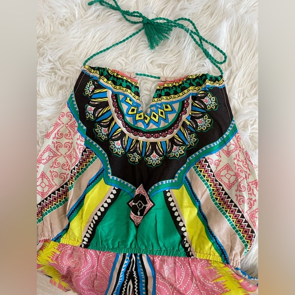 Flying Tomato Halter Bold Maxi Dress (M) - Picture 4 of 12